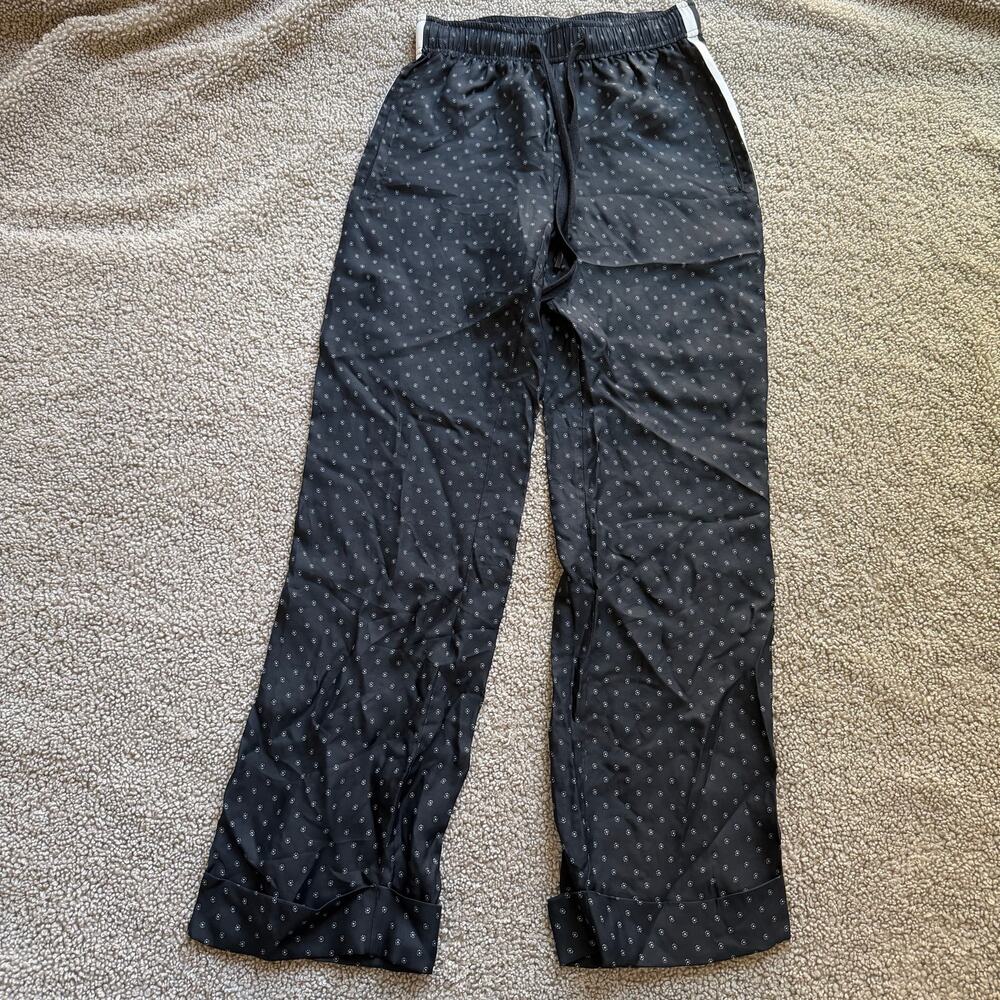 The Kooples Sport Women’s Graphic Flower Pants Black White Size 1 / 25-26 in